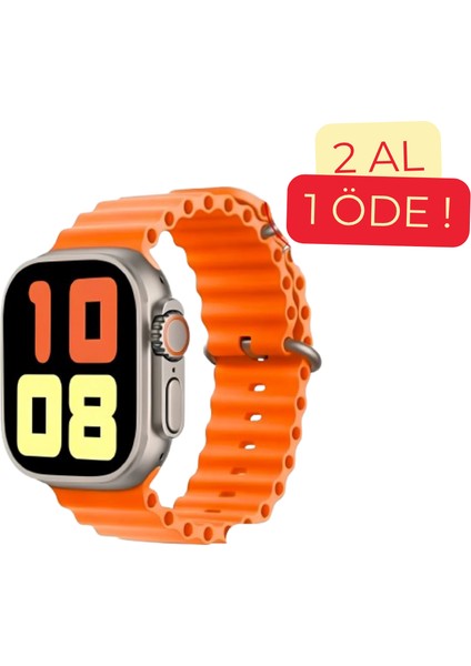 Watch T10 Ultra Akıllı Saat 2 Kordon Hediyeli