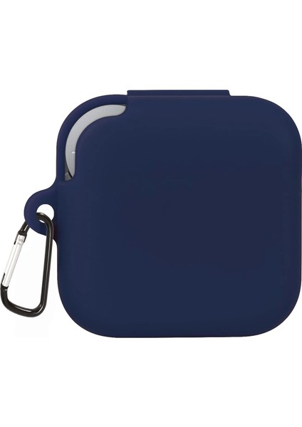 Caseonn Nothing Cmf Buds Pro 2 Kılıf Askı Aparatlı Mat Silikon Lacivert