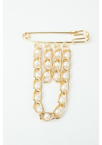 Çengelli Iğne Inci Detay Yaka Broşu fırsatları