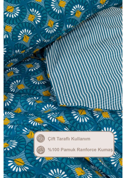 Castor Nevresim Takımı King Size (240X220 Cm) Yeşil fırsatları