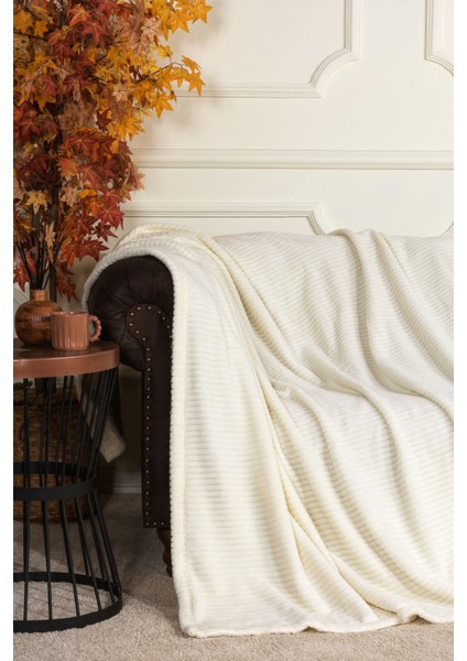 Anna Battaniye Çift Kişilik Wellsoft (180X220 Cm) Krem fırsatları