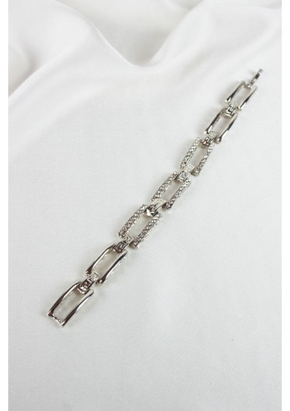 Zirkon Taşlı Gümüş Renk Bileklik fiyatları