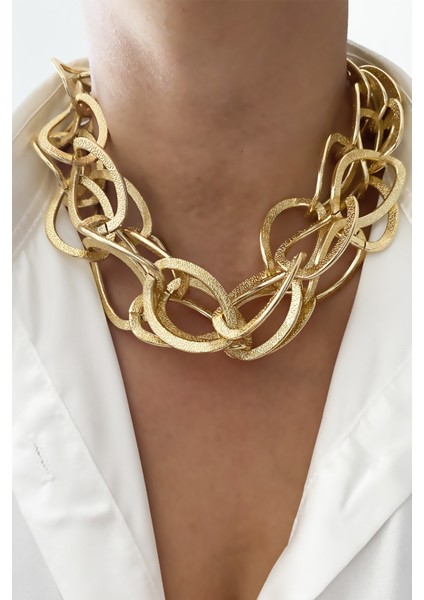 Kalın Zincir Choker Kolye fiyatları