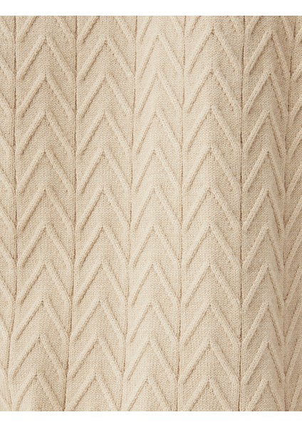 Kışlık Triko Kazak Basic Dokulu Viskon Karışımlı