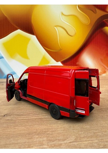 Mercedes-Benz Sprinter Kırmızı Araba Mercedes Diecast Kargo Arabası Minibüs 12CM indirimleri