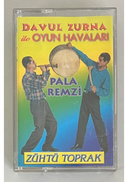 Zühtü Toprak Davul Zurna Ile Oyun Havaları Kaset (Orijnal Dönem Baskı Kaset)