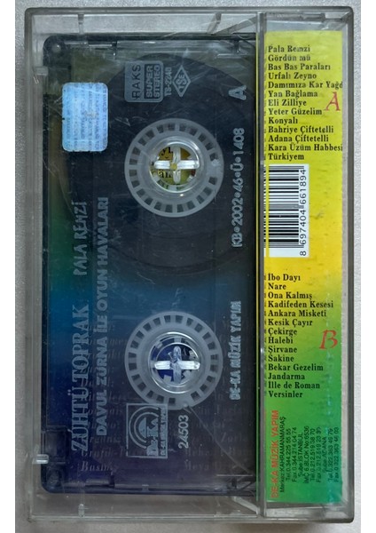 Zühtü Toprak Davul Zurna Ile Oyun Havaları Kaset (Orijnal Dönem Baskı Kaset) fiyatları