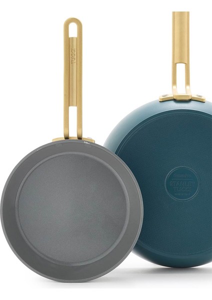 Stanley Tucci™ Kızartma Tavası 2'li 20 cm + 26 cm Venedik Mavisi fiyatları
