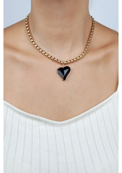 Kristal Kalp Uçlu Gold Klye