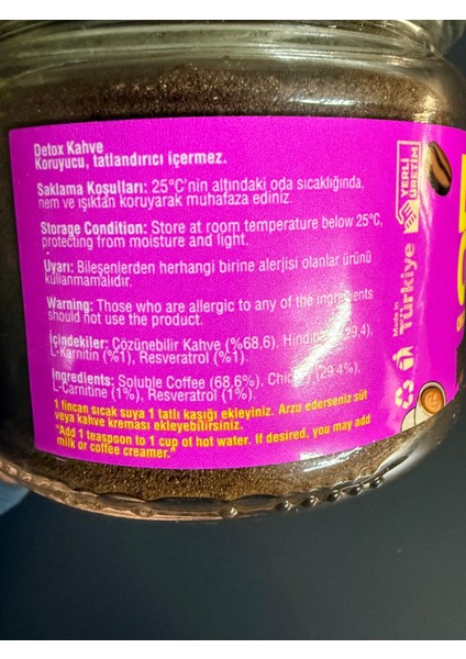 Detoks Kahve fırsatları