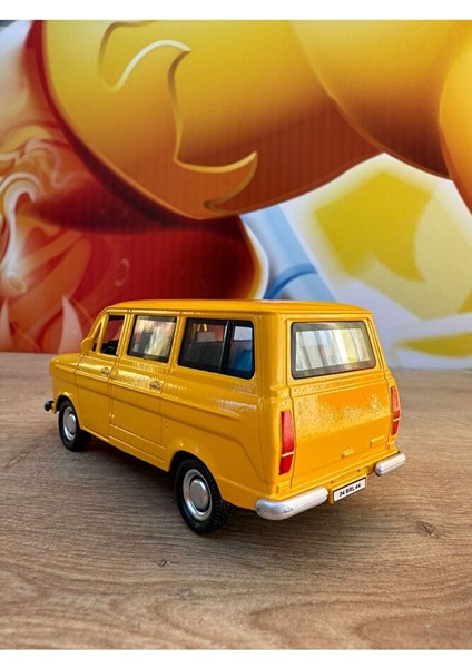 Oyuncak Metal Çekbırak Havalı Korna Ford Minibüs Sarı Eski Nostaljik Minibüs Sesli Işıklı Ford modelleri