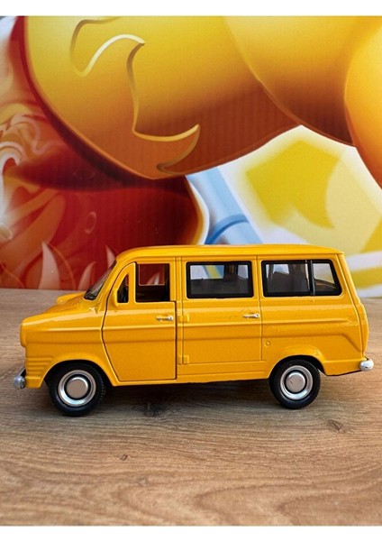 Oyuncak Metal Çekbırak Havalı Korna Ford Minibüs Sarı Eski Nostaljik Minibüs Sesli Işıklı Ford fırsatları