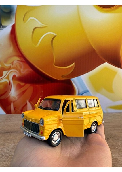 Oyuncak Metal Çekbırak Havalı Korna Ford Minibüs Sarı Eski Nostaljik Minibüs Sesli Işıklı Ford indirimleri