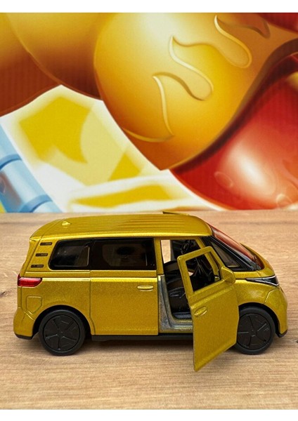 Welly Volkswagen Id.buzz Diecast Metal Araba Oyuncak Volkswagen Minibüs Caravelle Transporter Araba fiyatları