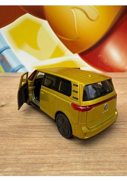 Welly Volkswagen Id.buzz Diecast Metal Araba Oyuncak Volkswagen Minibüs Caravelle Transporter Araba modelleri