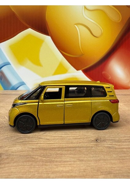 Welly Volkswagen Id.buzz Diecast Metal Araba Oyuncak Volkswagen Minibüs Caravelle Transporter Araba fırsatları