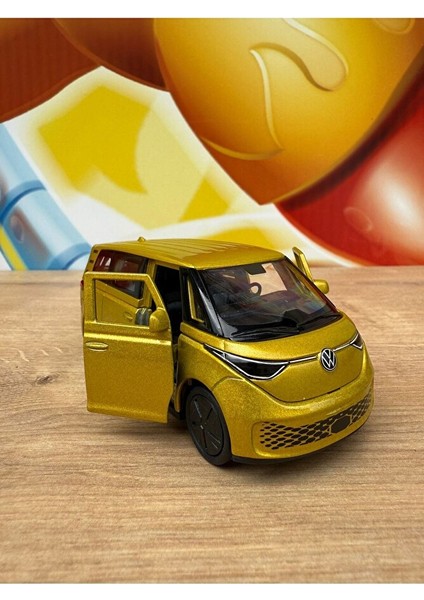 Welly Volkswagen Id.buzz Diecast Metal Araba Oyuncak Volkswagen Minibüs Caravelle Transporter Araba indirimleri