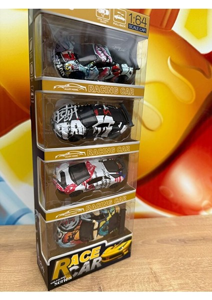4'lü Yarış Arabası Oyuncak Porsche Lamborgini Mercedes Yarış Arabası Açılan Kapılar Çekbırak indirimleri