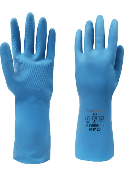 Fl3 Pamuk Astarlı Premium Gıda-Temizlik-Bulaşık Eldiveni L - 1 Çift fırsatları