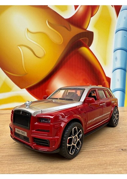 Rolls Royce Araba Sesli Işıklı Müzikli Sürtmeli Rolls Royce Cullinan Suv Araba Kapılar Kaput Açılır