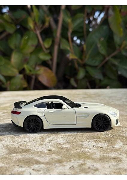 Mercedes Amg Gtr Koleksiyon Metal Araba 12CM Lüks Araba Krem Oyuncak Araba Metal Model Araba modelleri