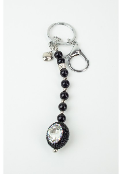 Kristal Taşlı Anahtarlık Çanta Süsü