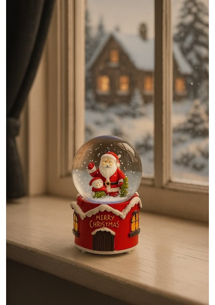 Müzikli Pilli Kardan Adamlı Noel Babalı Sulu Kar Küresi fiyatları