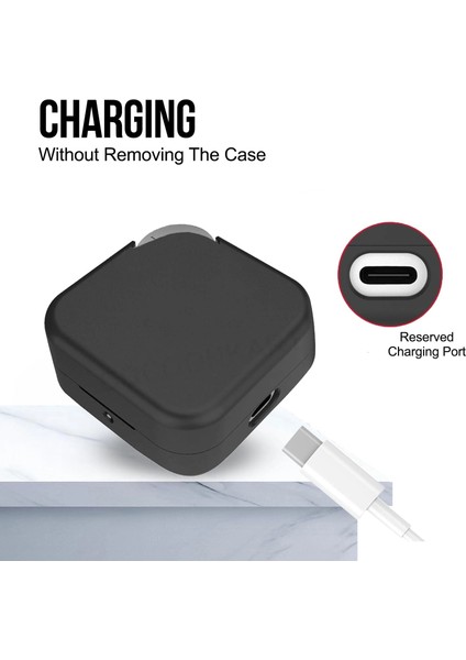 Caseonn Nothing Cmf Buds Kılıf Askı Aparatlı Mat Silikon Yeşil indirimleri