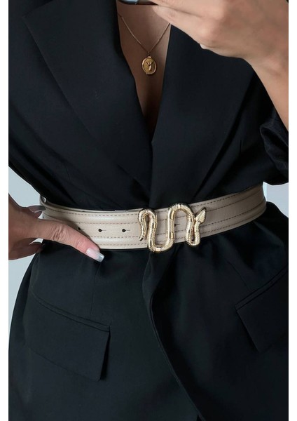 Yılan Tokalı Kemer