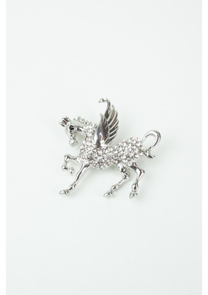 Zirkon Taşlı Unicorn Figür Broş fırsatları