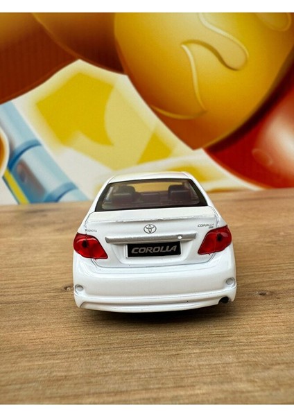 Welly Toyota Corolla 1/36 Ölçek 12CM Diecast Model Araba 2009 Model Toyota Corolla Beyaz Araba fırsatları