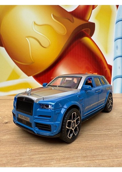Rolls Royce Cullinan Araba Sürtmeli Sesli Işıklı Müzikli Açılan Kapılar 18CM Rolls Royce Araba