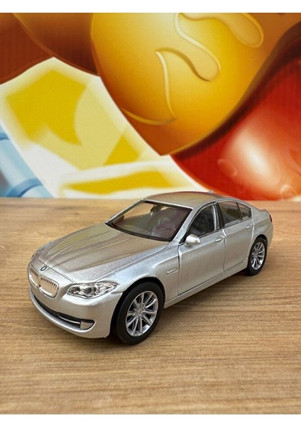 Welly Bmw Gri Metal Araba Model Araba Oyuncak Araba Çek Bırak Araba 12 cm
