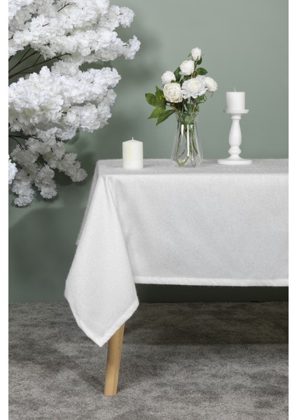 Sim Masa Örtüsü (135X200 cm ) Krem