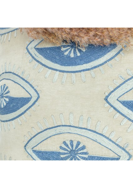 Elyra Göz Desenli Ipek Kırlent 50X50 cm modelleri