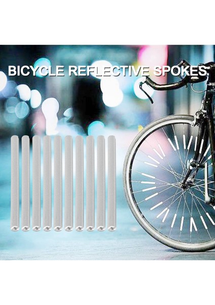 36 Adet Bisiklet Tekerleği Tel Reflektör Yansıtıcı Montaj Klipsi Tüpü (Yurt Dışından) fiyatları
