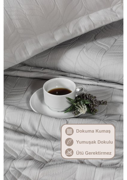 Fashion Yatak Örtüsü Takımı Çift Kişilik (240X250 Cm) Gri modelleri