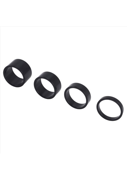 4 Adet/takım 5/10/15/20MM Alüminyum Alaşımlı Kulaklık Gövde Ara Parçası, Siyah (Yurt Dışından)