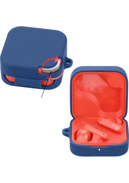Caseonn Nothing Cmf Buds 2 Plus Kılıf Askı Aparatlı Mat Silikon Lacivert modelleri