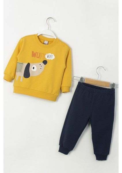 Erkek Bebek Eşofmantakım 1-4 Yaş Sarı modelleri