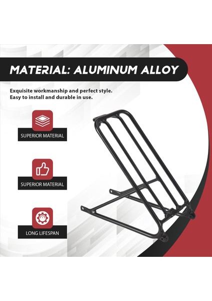 Brompton Katlanır Bisiklet Standart Rafı 3sixty Bisiklet Rafı, Siyah (Yurt Dışından) fırsatları