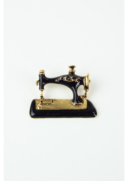 Dikiş Makinesi Şeklinde Yaka Broşu fırsatları