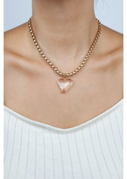 Kristal Kalp Uçlu Gold Klye