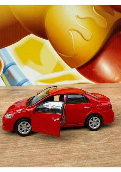Welly Toyota Corolla 1/36 Ölçek 12CM Diecast Model Araba 2009 Model Toyota Corolla Kırmızı fiyatları