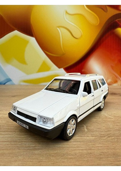 Tofaş Kartal Slx Metal Oyuncak Araba Tofaş Kartal Diecast Oyuncak Araba Beyaz Sesli Işıklı Açılan