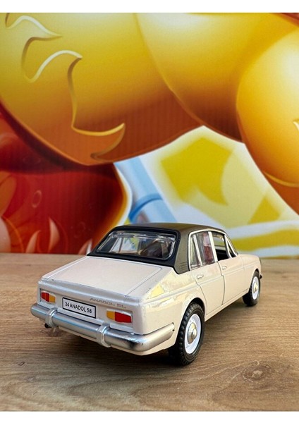 1973 Model Anadol Klasik Nostalji Diecast Araba Beyaz Sesli Işıklı Açılan Kapılar Havalı Korna fiyatları