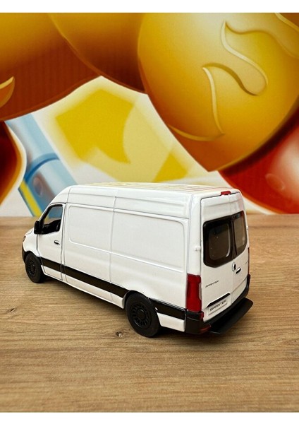 Mercedes-Benz Sprinter Araba Mercedes Diecast Yük Taşıma Arabası Minibüs 12CM Beyaz modelleri