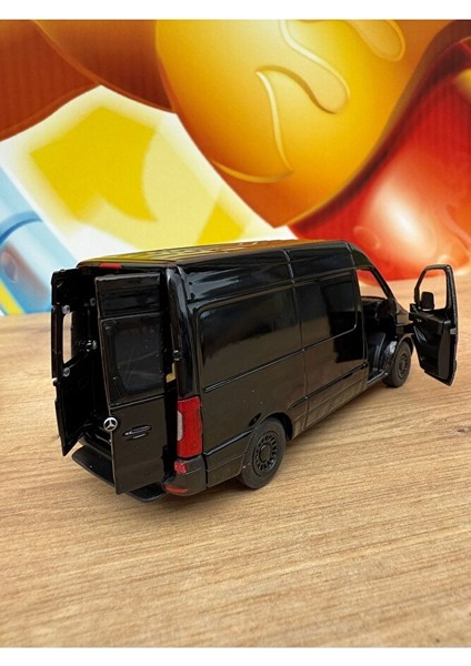 Benz Sprinter Uyumlu Araba Mercedes Diecast Kargo Arabası Minibüs 12CM Siyah Minibüs fırsatları