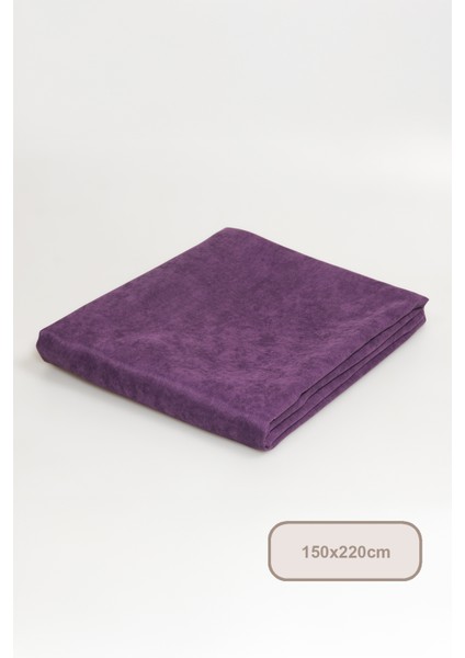 Soft Kadife Masa Örtüsü Dikdörtgen (150X220 Cm) Mor fırsatları