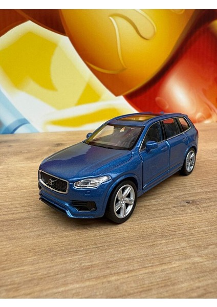 2015 Model Volvo XC90 Jip Araba Diecast Model Oyuncak Araba Volvo XC90 Çekbırak Ön Kapılar Açılır